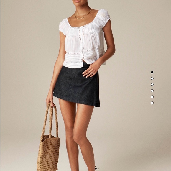 J. Crew Dresses & Skirts - J crew denim skort size 6 NWT
